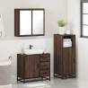 3 Piece Brown Oak Bathroom Furniture Set | Stylish & Durable