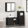 3 Piece Black Bathroom Furniture Set - Stylish & Durable