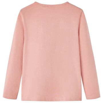 Kids' Long Sleeve T-shirt Light Pink - Age 9-10 | HipoMarket