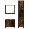 4 Piece Smoked Oak Bathroom Furniture Set | Stylish & Durable