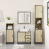 4 Piece Bathroom Furniture Set - Sonoma Oak - Hipomarket