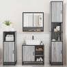 4 Piece Grey Sonoma Bathroom Furniture Set - Stylish & Durable