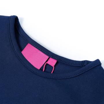 Kids' Long Sleeve Navy T-shirt | High-Quality & Comfortable