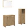 3 Piece Bathroom Furniture Set in Artisan Oak | HipoMarket