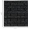 3D Black Brick Wallpaper - Self-Adhesive 20 pcs | Hipomarket