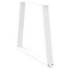 White V-Shape Dining Table Legs - 70x(72-73.3) cm | HipoMarket