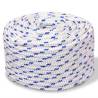 Marine Rope Polypropylene 12 mm 50 m White Colour white and blue Quantity in Package 1 Length 50 m Diameter 12 mm 