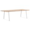 White V-Shape Dining Table Legs - 70x(72-73.3) cm | HipoMarket