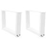  Dining Table Legs V-Shape 2 pcs White 60x(30-31.3) cm Steel Colour white Size 60 x (30-31.3) cm Quantity in Package 1 Number of 