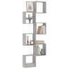  Wall Cube Shelves 6 pcs Grey Sonoma 30x15x30 cm Colour grey sonoma Quantity in Package 6 Number of Pieces 1 