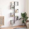 Wall Cube Shelves 6 pcs Grey Sonoma - Stylish Storage Solution