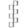 Wall Cube Shelves 6 pcs Grey Sonoma - Stylish Storage Solution