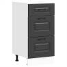 Kalmar Black Kitchen Base Cabinet - Stylish & Durable Storage