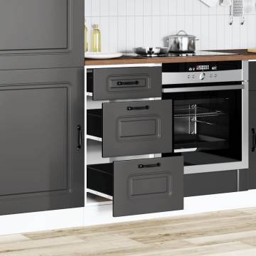 Kalmar Black Kitchen Base Cabinet - Stylish & Durable Storage