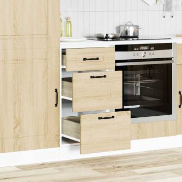 Kalmar Sonoma Oak Base Cabinet - Stylish Kitchen Storage