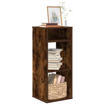 Stylish Smoked Oak Book Cabinet - 34x31x80 cm | Hipo Market