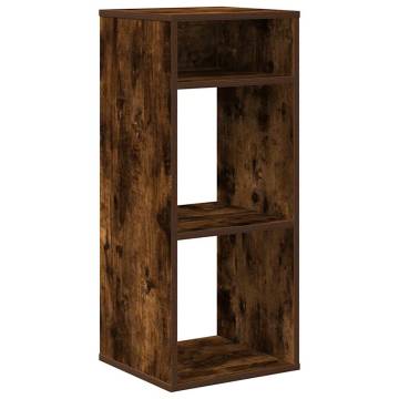 Stylish Smoked Oak Book Cabinet - 34x31x80 cm | Hipo Market