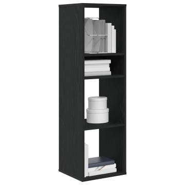 Stylish Black Book Cabinet - 34x31x112 cm | HipoMarket