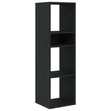 Stylish Black Book Cabinet - 34x31x112 cm | HipoMarket