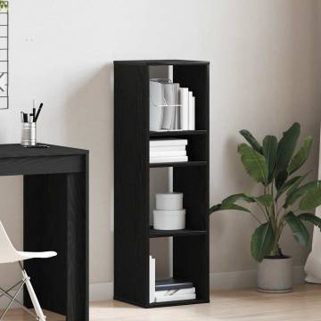 Stylish Black Book Cabinet - 34x31x112 cm | HipoMarket