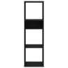 Stylish Black Book Cabinet - 34x31x112 cm | HipoMarket