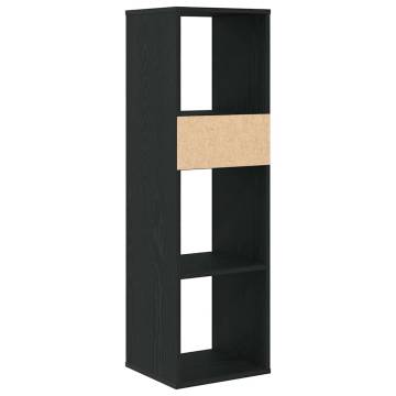 Stylish Black Book Cabinet - 34x31x112 cm | HipoMarket