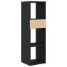 Stylish Black Book Cabinet - 34x31x112 cm | HipoMarket