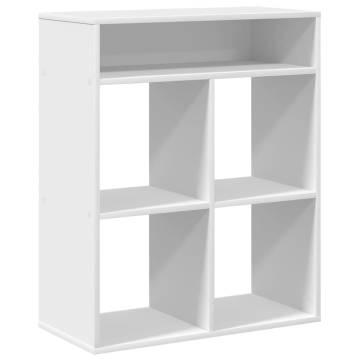 Stylish White Book Cabinet 66x31x80 cm | Hipomarket