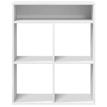 Stylish White Book Cabinet 66x31x80 cm | Hipomarket