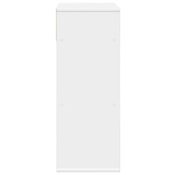 Stylish White Book Cabinet 66x31x80 cm | Hipomarket