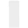 Stylish White Book Cabinet 66x31x80 cm | Hipomarket