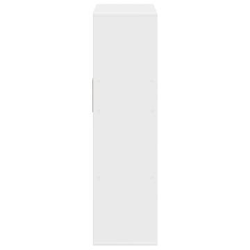 Stylish White Book Cabinet - 66x31x112 cm | Hipo Market