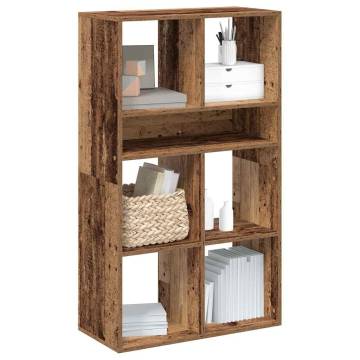 Book Cabinet Old Wood 66x31x112 cm - Stylish Storage Solution