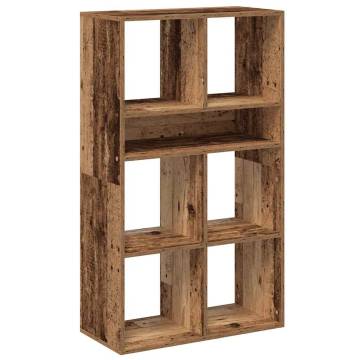 Book Cabinet Old Wood 66x31x112 cm - Stylish Storage Solution