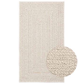 Rug ZIZUR Cream 60x110 cm - Indoor & Outdoor Jute Look