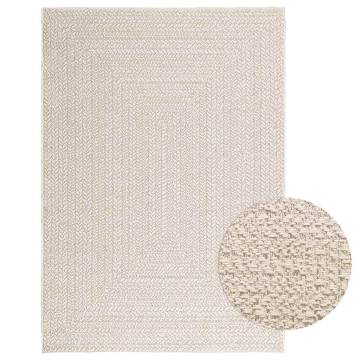 Rug ZIZUR Cream 120x170 cm - Stylish Indoor & Outdoor Rug