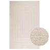  Rug ZIZUR Cream 160x230 cm Jute Look Indoor and Outdoor Colour cream Size 160 x 230 cm Pattern rectangular 