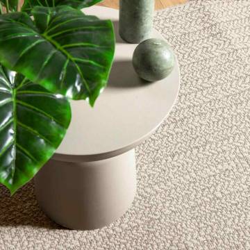 Rug ZIZUR Cream 160x230 cm - Jute Look Indoor & Outdoor