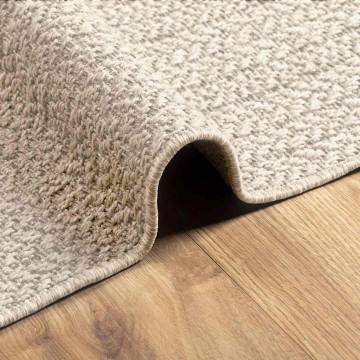 Rug ZIZUR Cream 160x230 cm - Jute Look Indoor & Outdoor