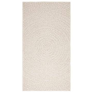 Rug ZIZUR Cream 80x150 cm - Stylish Jute Look for Indoors & Outdoors