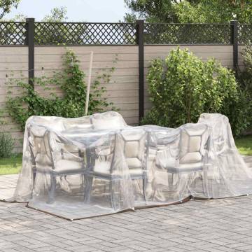 Clear Tarpaulin with Eyelets 3x3m - Durable & Versatile