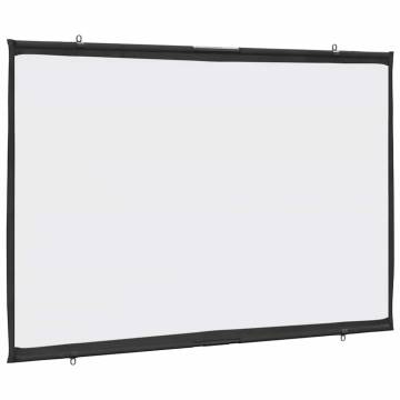 72 Inch 16:9 Wall-Hanging Projection Screen for Movies & Presentations