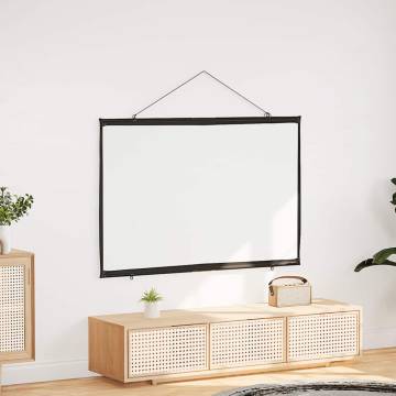 72 Inch 16:9 Wall-Hanging Projection Screen for Movies & Presentations