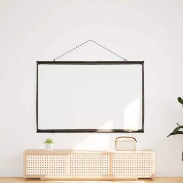 72 Inch 16:9 Wall-Hanging Projection Screen for Movies & Presentations