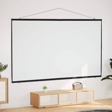 120 Inch 16:9 Wall-Hanging Projection Screen - Enhance Viewing