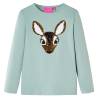 Kids' T-shirt with Long Sleeves Medium Mint 140 Colour mint Size 140 (9-10y) 