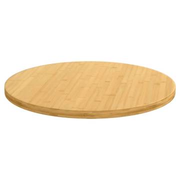 Bamboo Table Top Ø80x2.5 cm - Durable & Versatile Design