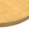 Bamboo Table Top Ø80x2.5 cm - Durable & Versatile Design