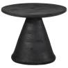  Side Table Black Ø50x40 cm Solid Wood Mango Colour black Quantity in Package 1 