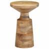 Stylish Side Table Ø33x50 cm - Solid Wood Mango | Hipo Market